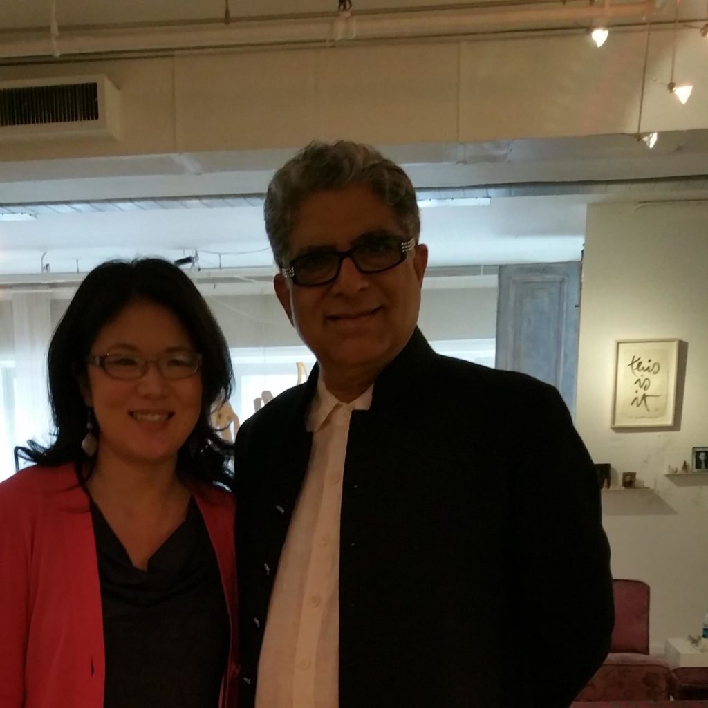 Deepak Chopra MD with me in New York City - June 8, 2016